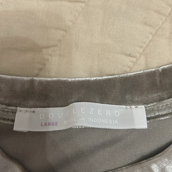 Silver velvet dress - Picture 3 of 3